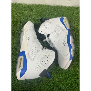 8.5 - OG box Jordan 6 Retro Sport Blue 384664-107 (2014)